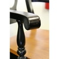thumbnail image 4 of Sunset Trading Black Cherry Selections Arm Wood Barstool in Black (Set of 2), 4 of 5