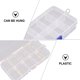 thumbnail image 3 of Caja de almacenamiento de plástico transparente de 3 piezas, contenedor para guardar cuentas, estuche transparente para joyas, 3 of 6