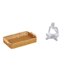 thumbnail image 1 of Cestas de almacenamiento,Cestas de almacenamiento de cocina tejidas con asas hechas a mano,Cestas de pan redondas Bandejas para servir Rectángulo,Figura de lector abstracto,Estatua de pensador, 1 of 8