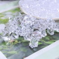 thumbnail image 6 of Acrylic Crushed Ice Rocks Clear Fake Crystal Diamonds Plastic Cubes Gems Plastic Diamonds Ice for Wedding Birthday Party Display Vase Fillers Crafts (Transparent-600 Pcs), 6 of 6