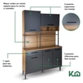 thumbnail image 3 of Alacena Organizador Rack Multiusos KingsHouse Gabinete Despensero 210cm cafe, 3 of 7