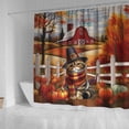 thumbnail image 4 of Thanksgiving Exotic Shorthair Pilgrim Grateful, Thankful, Blessed Fall Welcome Shower Curtain Cat Lover Kitten Owner Gifts Waterproof Bathroom Bathtub Curtain - 00021, 4 of 5