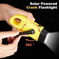 thumbnail image 3 of Linterna Mudder, manivela de emergencia con energía solar, x4, 3 of 6