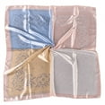 thumbnail image 2 of Prolriy Silk Scarf for Women Hair Womens Spring Summer Prints Satin Cashew Flower Prints Square Scarf Bandanas for Women Pink, 2 of 5