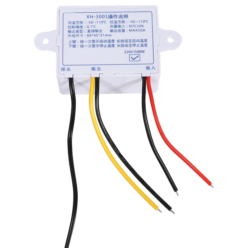 220V Digital Temperaturregler Thermostat LED Control Temperatur Regler Kit 