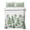 White Gray Green, variant on Twin XL Quilt Set 68''x98'', Navy Blue Gray Striped Lightweight Summer Bedspread Coverlet Set with 2 Pillow Shams, Farmhouse Stripe Art Breathable All Season Quilt Bedding for Dorm/Guest Room