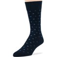 thumbnail image 5 of 7BIGSTARS KINGDOM Men's Dress Socks Cotton - 6 pack- Dotted Crew Casual Sock Size 10-13 Shoe Size 6-12 Dark Navy L, 5 of 7