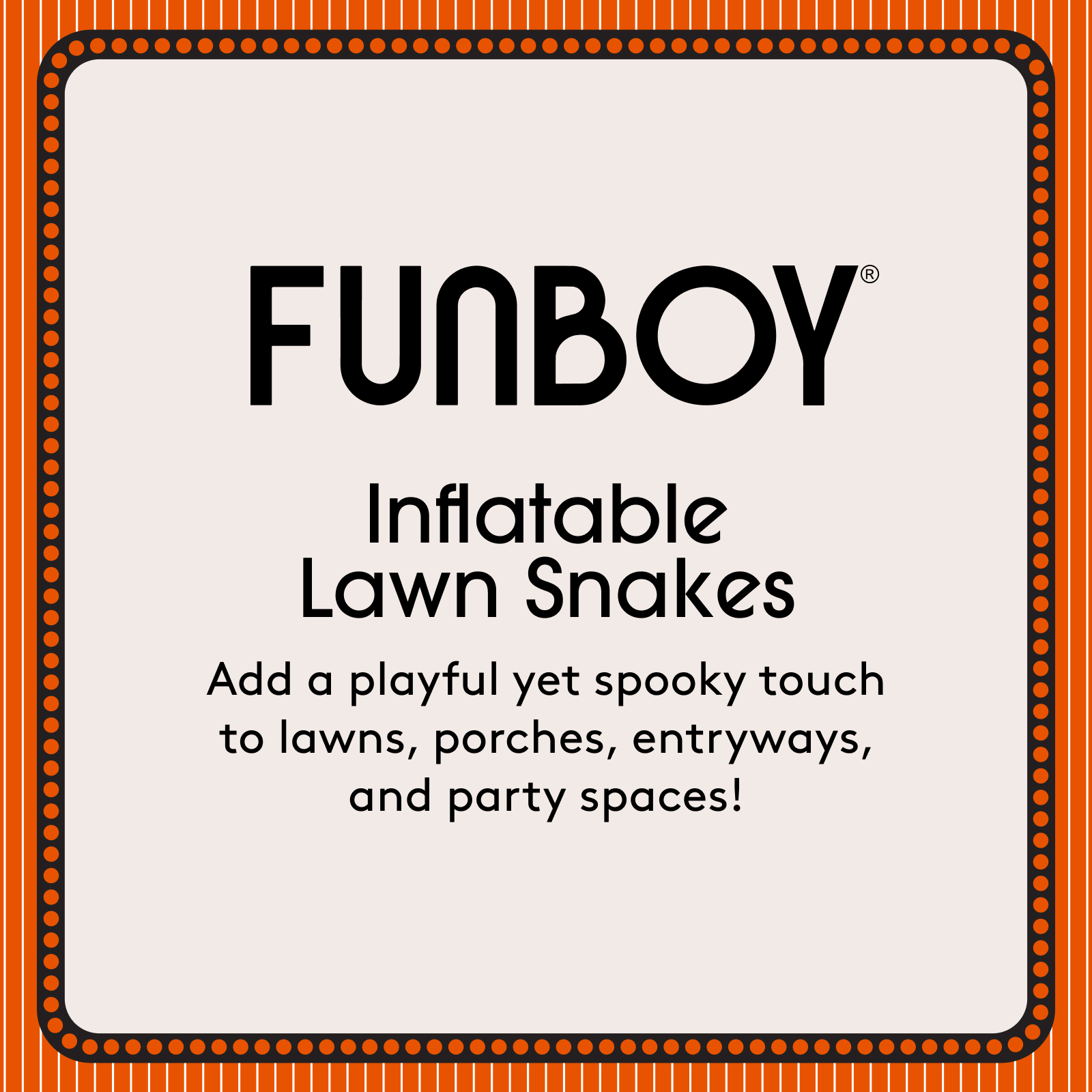 FUNBOY Inflatable Halloween Lawn Snakes 3-Pack photo 3