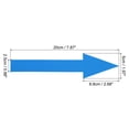 thumbnail image 2 of Uxcell Directional Arrow Sticker, 24 Pack Removable Self Adhesive Waterproof for Road Instructions, Blue, 2 of 6