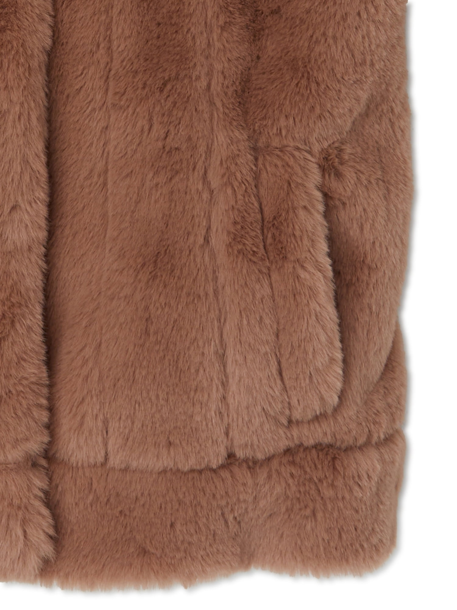 Urban Republic Toddler Girls Faux Fur Snap Jacket, Sizes 12M-5T