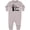 AC-Heather Grey, variant on Inktastic I'm Grandpa's Lil' Caddy Golf for Kids Baby Fleece Romper