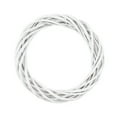 thumbnail image 1 of Christmas Rattan Wreath Home Office Hotel Door Braided Wood Garland Door 2022 New Year Hanging Ornament white 20cm, 1 of 9