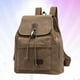 thumbnail image 3 of Mochila escolar vintage de lona, moderna, informal, de gran capacidad, para niños y niñas (café), 3 of 7