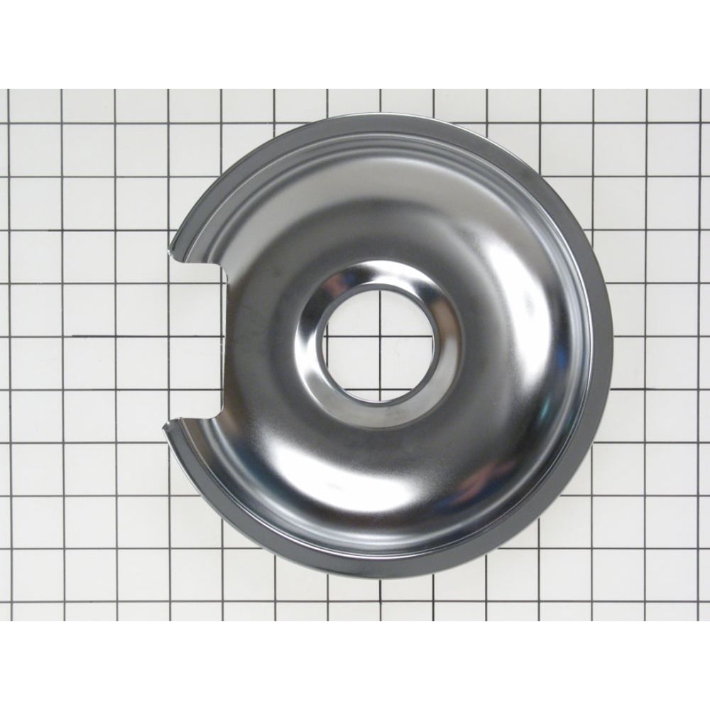 WB32X10013 GE Range Drip Pan 8" Chrome