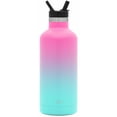 thumbnail image 2 of Simple Modern 32oz Ascent Water Bottle With Straw Lid - Stainless Steel Hydro Tumbler Flask - Double Wall Vacuum Insulated Small Reusable Metal Leakproof Ombre: Sorbet, 2 of 7