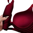 thumbnail image 3 of Bixock Balconette Bras for Women,Women's Bras Solid Color Thin Wireless Push up Breathable Seamless Everyday Bras, 3 of 6