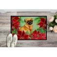 thumbnail image 2 of Carolines Treasures CK1315MAT Petit Tapis Griffon Poinsettas Intérieur Ou Extérieur, 18 x 27 Po., 2 of 4