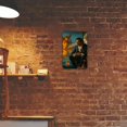 thumbnail image 4 of Surreal Iron Wall Art Decor, 1 Pc, Fine Art Replica, Dali-Inspired, Waterproof, Pre-Drilled, Weather-Resistant Metal Painting, Home & Office Decor, 8x12 inch, 4 of 7