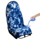 thumbnail image 1 of Funda impermeable para asiento de coche DECKALY 75 x 142 cm, color azul anudado, 1 of 6