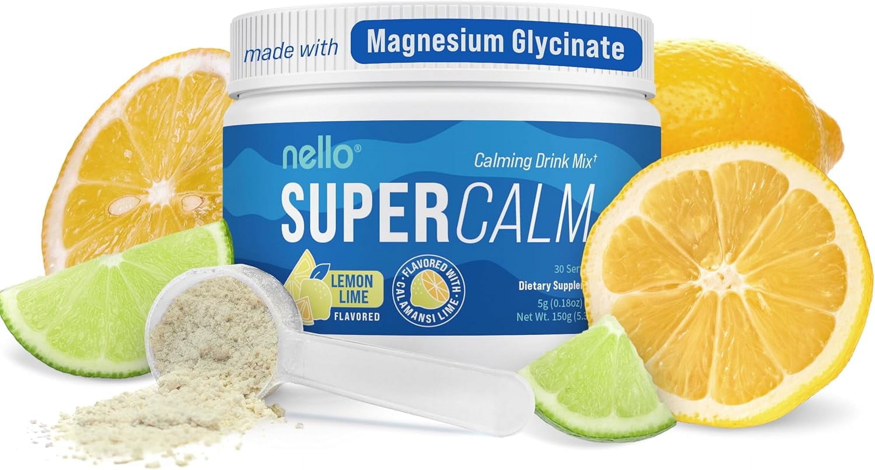 Nello Supercalm Drink Mix - Ashwagandha KSM 66, Magnesium