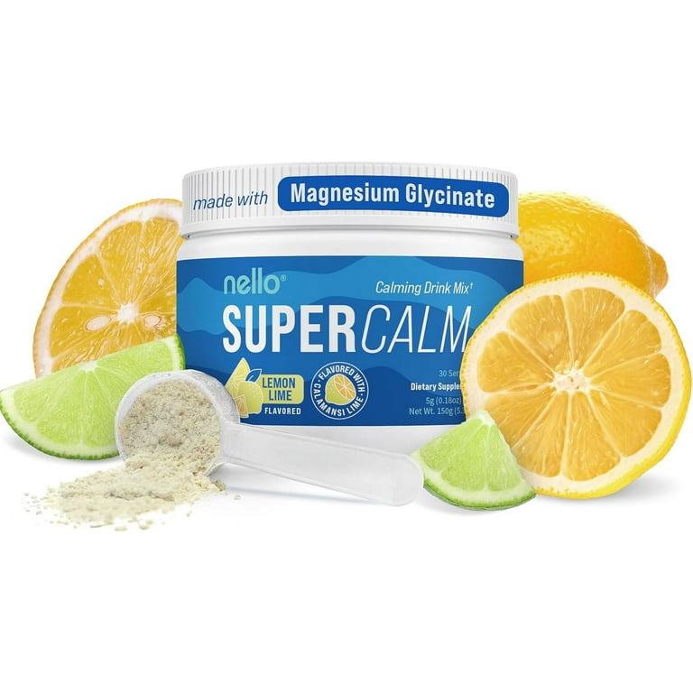 Nello Supercalm Drink Mix - Ashwagandha KSM 66, Magnesium