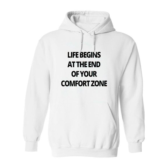 Motivation Quote Hoodie Men -Image by Shutterstock, Male x-Large