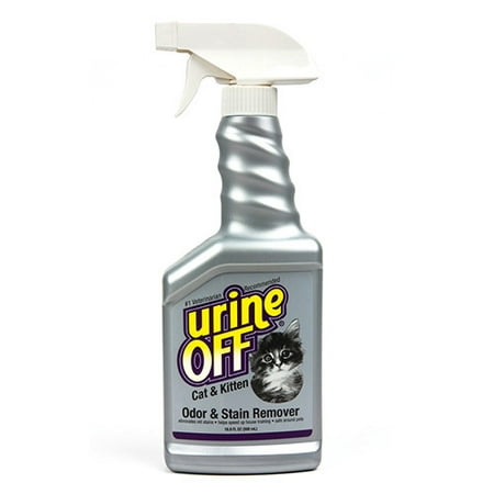 Urine Off Odor & Stain Remover Spray for Cats & Kittens (500 (Best Way To Get Rid Of Cat Urine Odor)