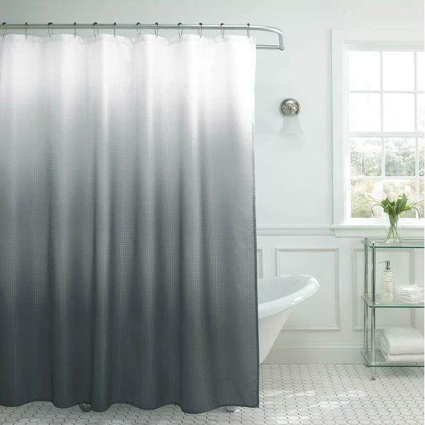 Dark Grey Geometric Bathroom Set 13, Grey And White Shower Curtain