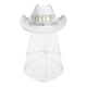 thumbnail image 1 of Wild West Pearl Bride Veil Cowboy Cowgirl Hat White Girls Disfraz Ropa Sombreros para el sol para despedida de soltera Juego de imaginación Fiesta de, 1 of 3