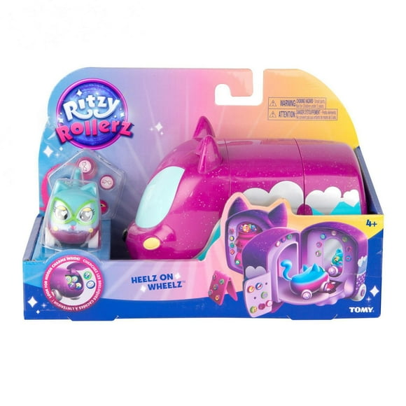 Autos jouets Ritzy Rollerz avec breloques surprises, Ensemble de jeu boutique de chaussures Heelz on Wheelz avec Helena Heelz