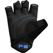 RDX Fingerless Weight Lifting Gloves Gym Workout Gloves for Men Bodybuilding Breathable Powerlifting Wrist Support Padded Palm Training Exercise, Blue, 2XL