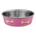 thumbnail image 4 of Loving Pets Bella Bowl Coastal Dog Bowl Pink Medium, 4 of 9