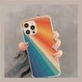 thumbnail image 3 of Retro 70s Stripes Case Compatible with iPhone 14 Pro,Unique Art Design TPU Shock-proof Full Cover, 3 of 6