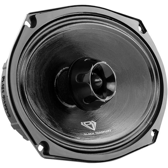 Black Diamond 6x9" Mid-Range Speaker 550 Watt 4 Ohm With Bullet Tweeter XT69