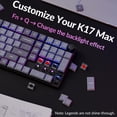 thumbnail image 4 of Teclado mecánico inalámbrico Keychron K17 Max RGB con switches Brown, 4 of 8