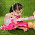 thumbnail image 3 of Shisuyan 1pc Guitar Toy Plastic Cartoon Rabbit Early Educational Music Toy 4 Strings Guitar for Kids, 3 of 8