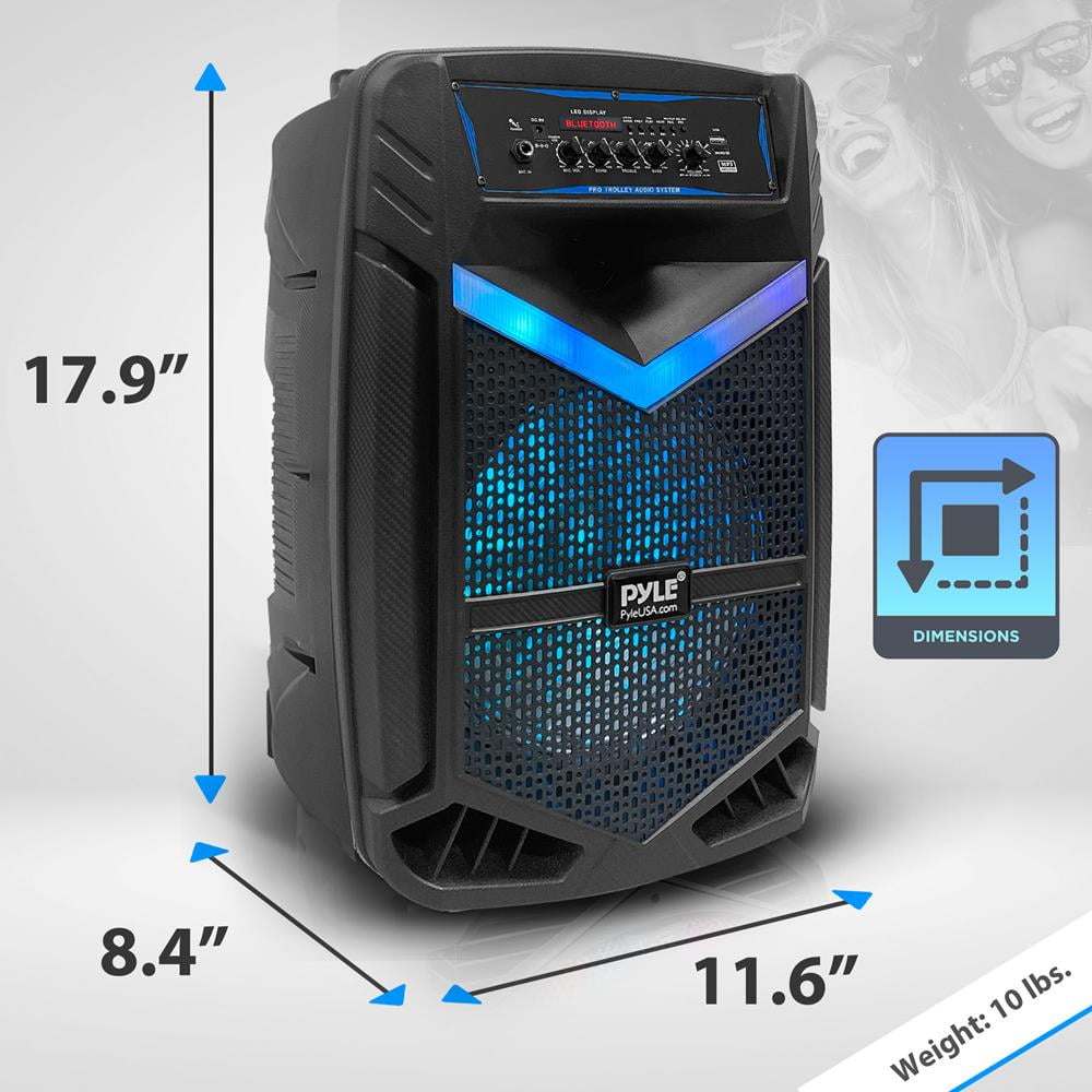 Portable Bluetooth PA Speaker System - 600W Rechargeable