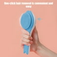 thumbnail image 5 of Meitianfacai Self Cleaning Pet Comb, Hair Removal Brush for Dogs and Cats, 7.5 Inch Portable Grooming Tool with Massage Needles & Easy Release Button（Blue）, 5 of 6