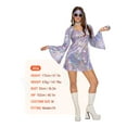 thumbnail image 4 of Joyfy 70s Costumes for Women, Halloween Disco Dress with 70s Accessories for Halloween Costumes Cosplay and Dance Parties, 4 of 9