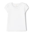 thumbnail image 2 of Chemise à Manches Courtes pour Filles et Tout-Petits, Blanc, 2T, 2 of 2