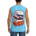 thumbnail image 4 of Disketp Sushi Salmon Surfing Sleeveless Tshirts For Men, Muscle Shirts For Men Dry Fit Tank Top-Medium, 4 of 8