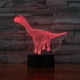 thumbnail image 1 of Lámpara LED de ilusión 3D con luz nocturna, dinosaurio Tanystropheus, 1 of 3