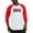 Red/White, variant on CafePress - Somebody In Chicago Loves Me Baseball Jersey - Cotton Baseball Jersey, 3/4 Raglan Sleeve Shirt