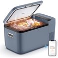 thumbnail image 1 of Portable Refrigerator & Food Warmer, 20L (21Qt) 12 Volt Car Fridge Freezer with App Control, German SECOP Compressor, Heats Up to 55°C, 12/24V DC&110-240V AC for RV, Truck, Camping, Home, 1 of 6
