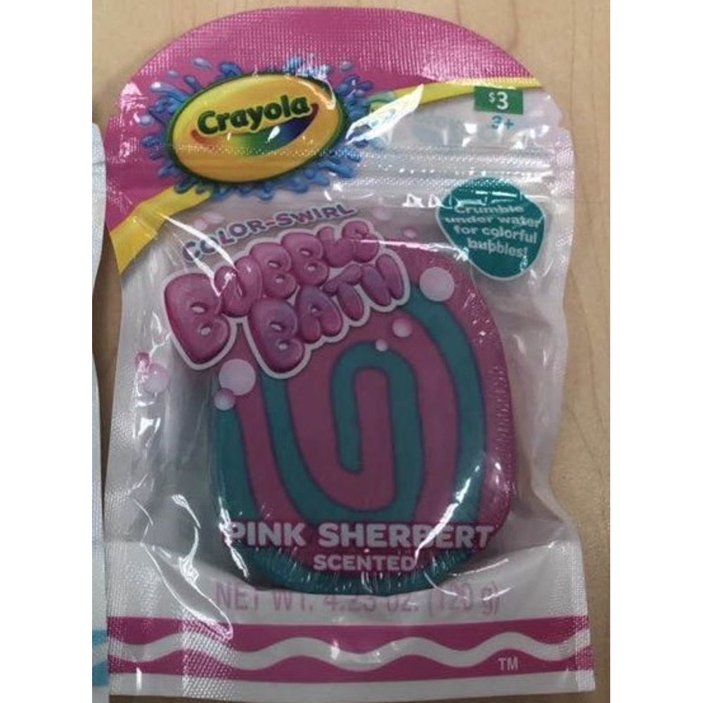 Crayola Pink Bubble Bath Bar