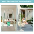 thumbnail image 7 of G TALECO GEAR Foldable Toddler Swing, 2 in 1 Swing Sets for Backyard, White & Green, 7 of 7
