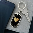 thumbnail image 5 of Jack Of Hearts Gold Keychain Dog Tag Stainless Steel or 18k Gold, 5 of 16