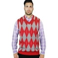 thumbnail image 2 of Blue Ocean Mens Jacquard Argyle Vest (sv-245), 2 of 5
