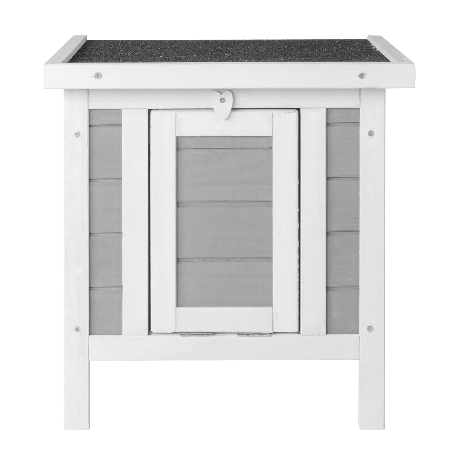 Zimtown 20" Small Chicken Coop Bunny Hutch Cat House Small Animal Poultry Cage Gray