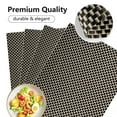 thumbnail image 5 of VCVCOO Placemats Set of 4 Washable Indoor/Outdoor Vinyl Place Mats for Dining Table, Durable Heat Resistant PVC Weave Table Mats, 5 of 12
